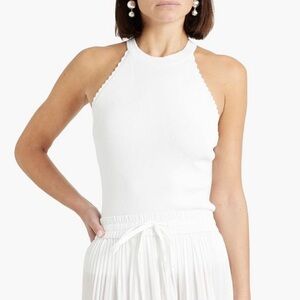 Massive SALE! Ribbed-knit halterneck top size US8/EUL by AUTUMN CASHMERE